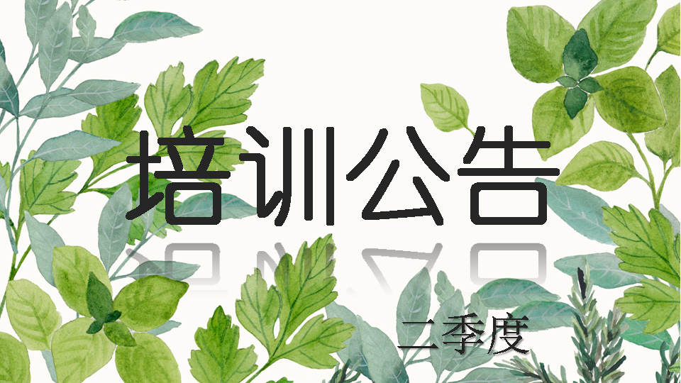 二季度培訓計劃
